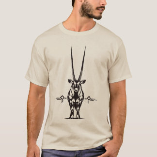 Oryx Antelope African Wildlife Graphic T-Shirt