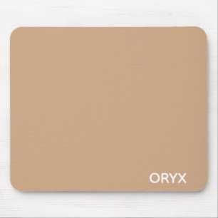 Oryx brown beige colour name mouse mat