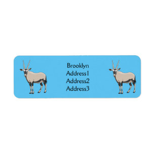 Oryx cartoon illustration