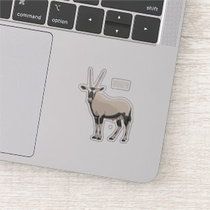 Oryx cartoon illustration