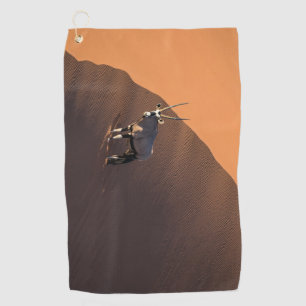 Oryx on the edge, Namibia Golf Towel