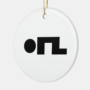 ORZ Emoticon Kaomoji Emoji Ceramic Tree Decoration