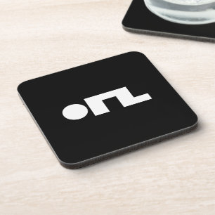 ORZ Emoticon Kaomoji Emoji Coaster