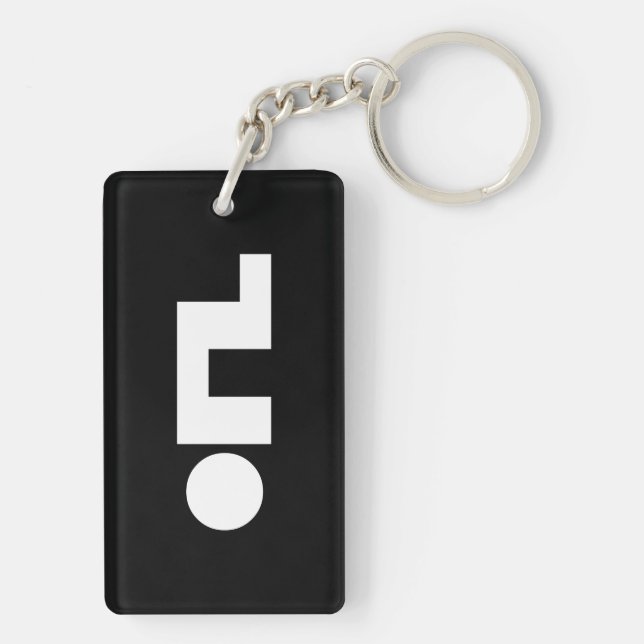 ORZ Emoticon Kaomoji Emoji Key Ring (Back)
