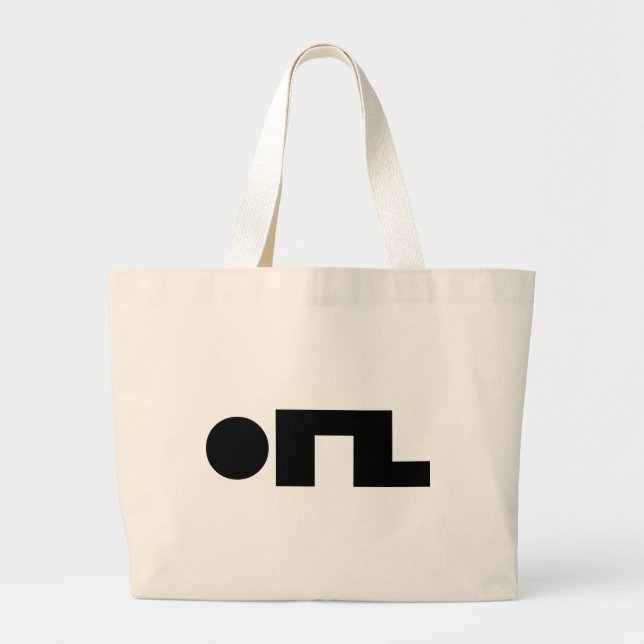 ORZ Emoticon Kaomoji Emoji Large Tote Bag (Front)