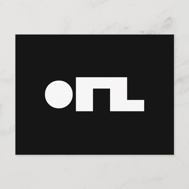 ORZ Emoticon Kaomoji Emoji Postcard (Front)