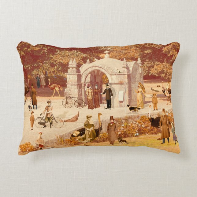 Os Avestruzes de Ponte de Lima / The Ostriches Decorative Cushion (Front)