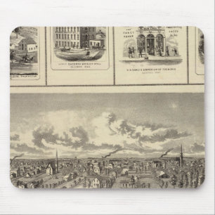 Osage Bldgs, farms, residences Mouse Mat