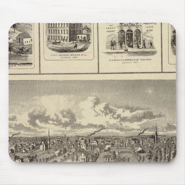 Osage Bldgs, farms, residences Mouse Mat (Front)