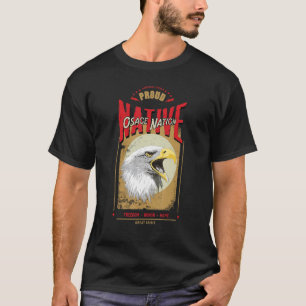 Osage Nation Native American Eagle Spirit Vintage  T-Shirt
