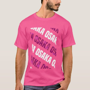 Osaka Camo Pattern Pink Camouflage T-Shirt