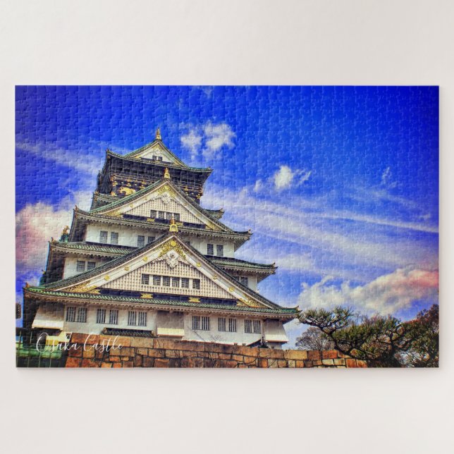 Osaka Castle (Blue sky ver.) [Jigsaw puzzle] Jigsaw Puzzle (Horizontal)