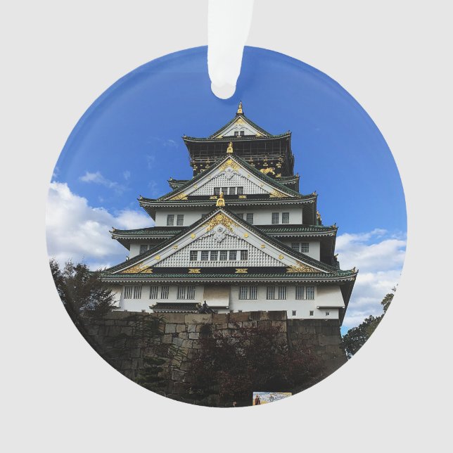 Osaka Castle, Japan #1 Ornament (Front)