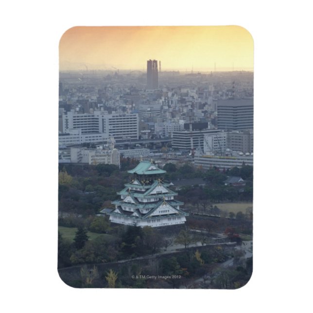 Osaka Castle Magnet (Vertical)