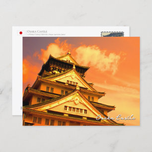 Osaka Castle (Sunset ver.) Postcard