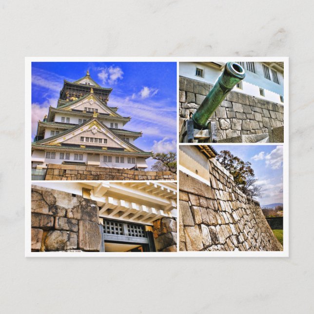 Osaka Castle (Various scenes ver.) [Postcard] Postcard (Front)