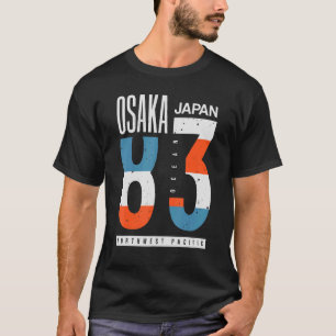 Osaka Japan 83 Ocean North West Pacific T-Shirt