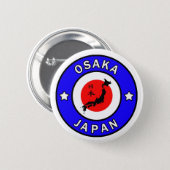 Osaka Japan button (Front & Back)