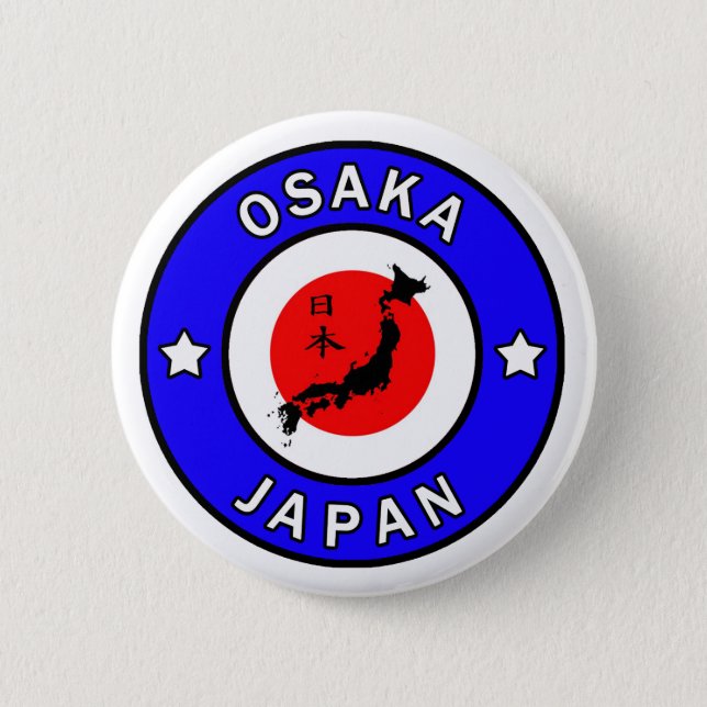 Osaka Japan button (Front)