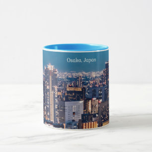 Osaka Japan cityscape photograph Mug