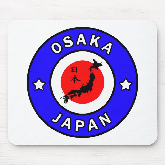 Osaka Japan Mouse Mat (Front)
