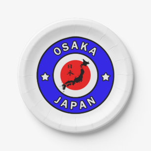 Osaka Japan Paper Plate
