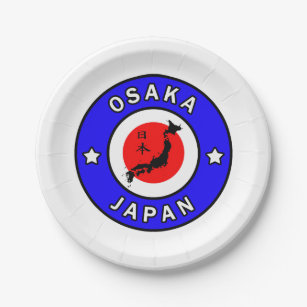 Osaka Japan Paper Plate