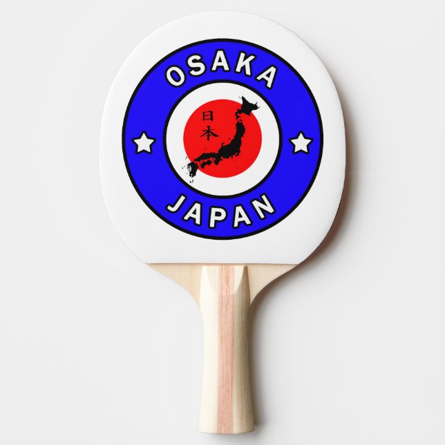 Osaka Japan Ping Pong Paddle (Front)