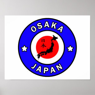 Osaka Japan Poster