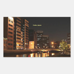 Osaka, Japan Rectangular Sticker