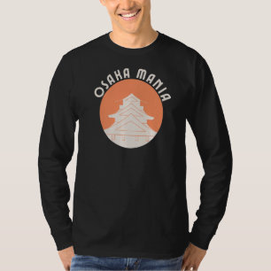 Osaka Japan Retro Style Aesthetic Minimalist Castl T-Shirt