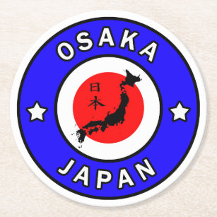Osaka Japan Round Paper Coaster