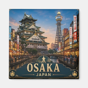 🧲 Osaka Japan Travel Memory For Every Adventure Magnet