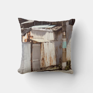 Osaka Japan Urban Buildings Throw Pillow