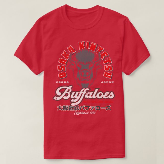 Osaka Kintetsu Buffaloes T-Shirt (Design Front)