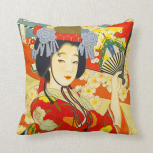 Osaka Mercantile Steamship Company Travel Poster Cushion