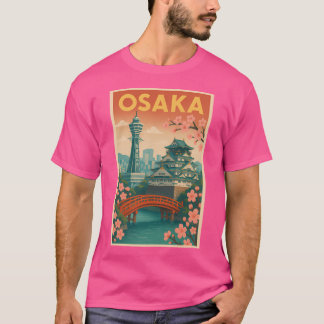 Osaka Retro Poster T-Shirt