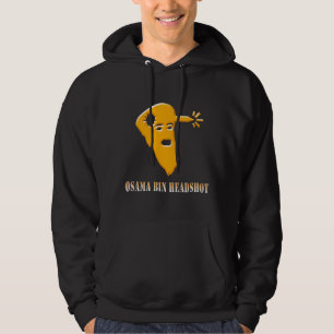 Osama Bin Headshot Hoodie - Black