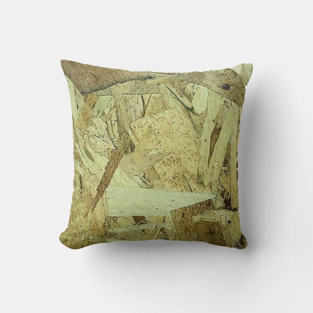 OSB Chip Board Plywood Cushion (Front)