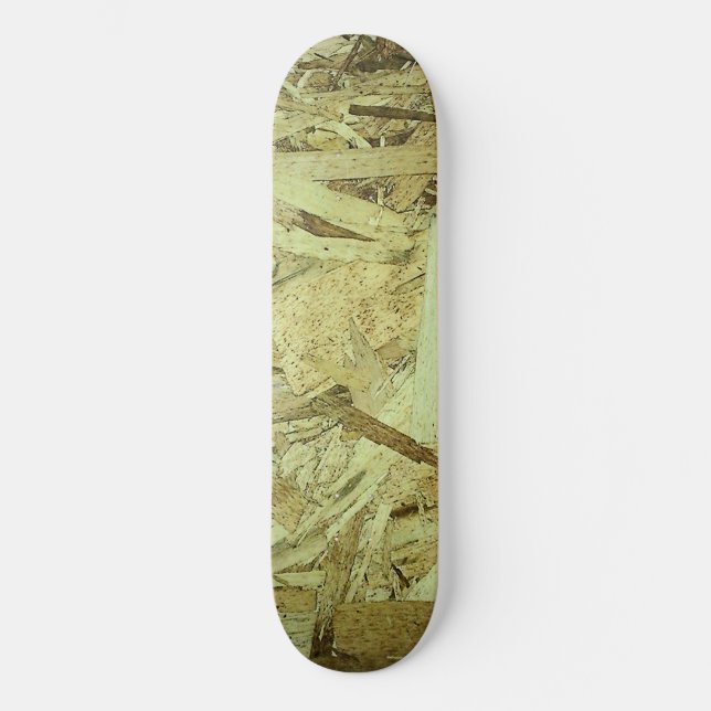 OSB Chip Board Plywood Skateboard (Front)