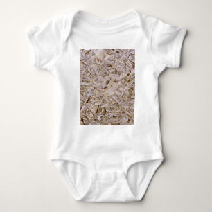 OSB Construction Plywood Material Print Baby Bodysuit