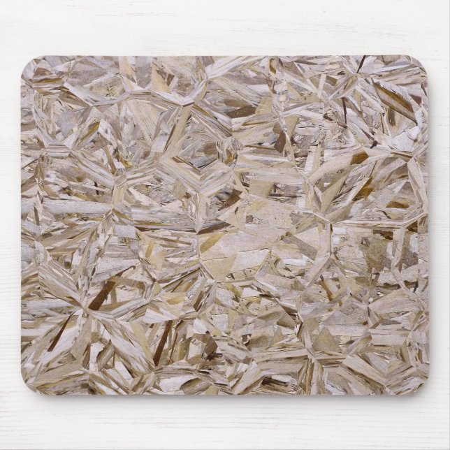 OSB Construction Plywood Sheeting Print Mouse Mat (Front)