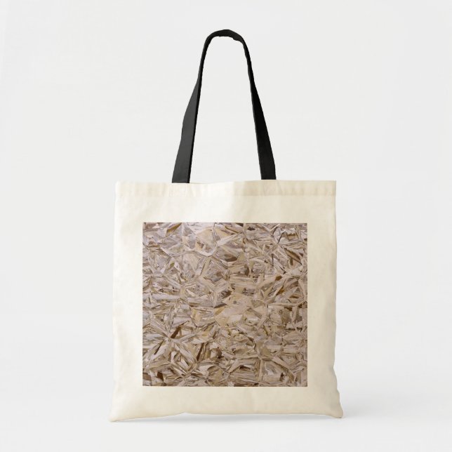 OSB Construction Plywood Sheeting Print Tote Bag (Front)