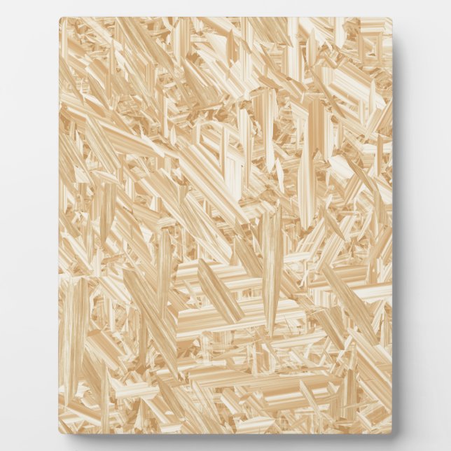 OSB Pattern Chipboard Renovation Plaque (Front)