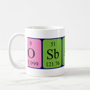 Osbaldo periodic table name mug