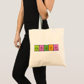 Osbaldo periodic table name tote bag (Front (Product))