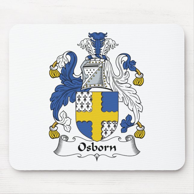 Osborn Family Crest Mouse Mat (Front)