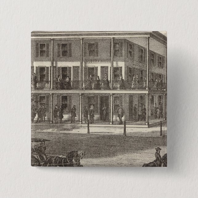 Osborn House, Squan, NJ 15 Cm Square Badge (Front)