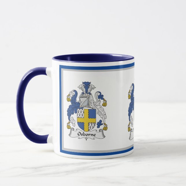 Osborne Family Crest* Osborne Coat Of Arms*  Coffe Mug (Left)