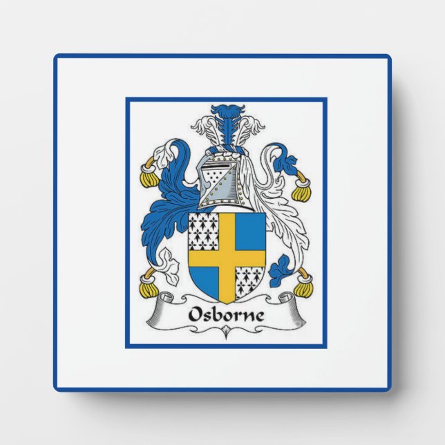 Osborne Family Crest Plaque (Front)